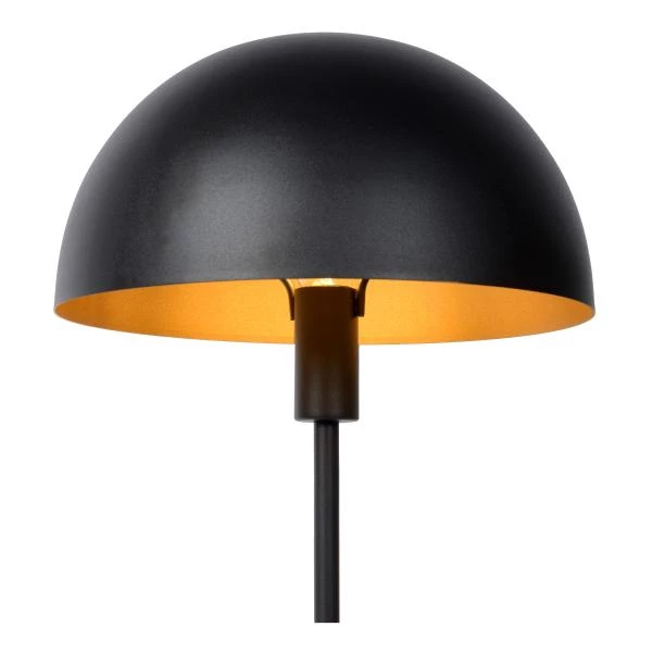 Lucide SIEMON - Lampe de table - Ø 25 cm - 1xE14 - Noir - détail 1